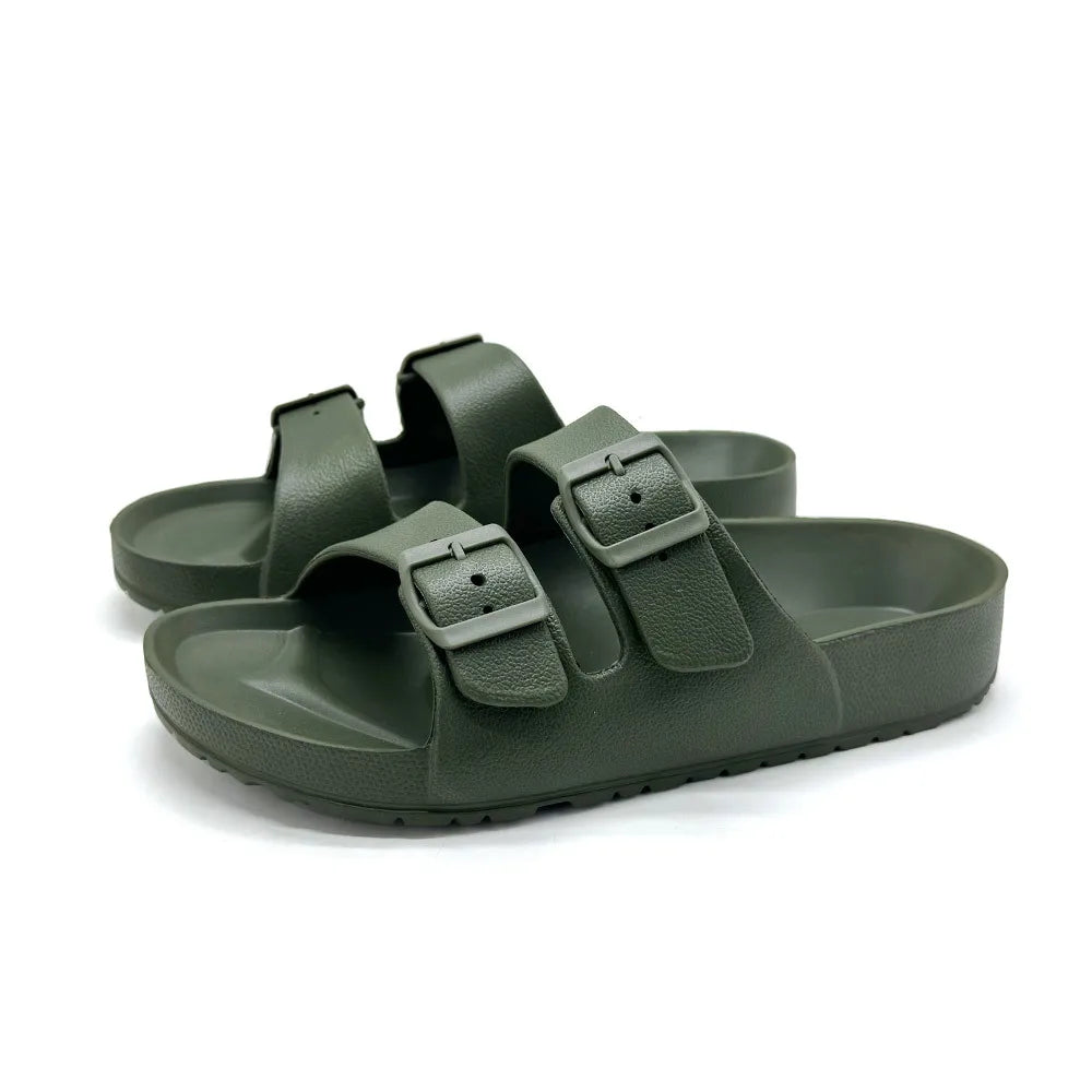 Sommer Sandalen für Damen & Herren – Rutschfeste EVA Slides Weich & Bequem für Strand, Zuhause & Freizeit