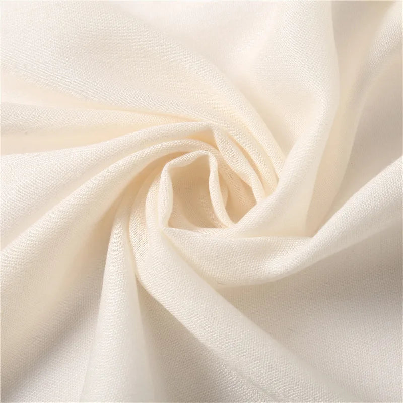 Damen Weicher Winterschal – Einfarbiger Hijab-Kopftuch Schal & Elegante Stola für Büro und Reisen