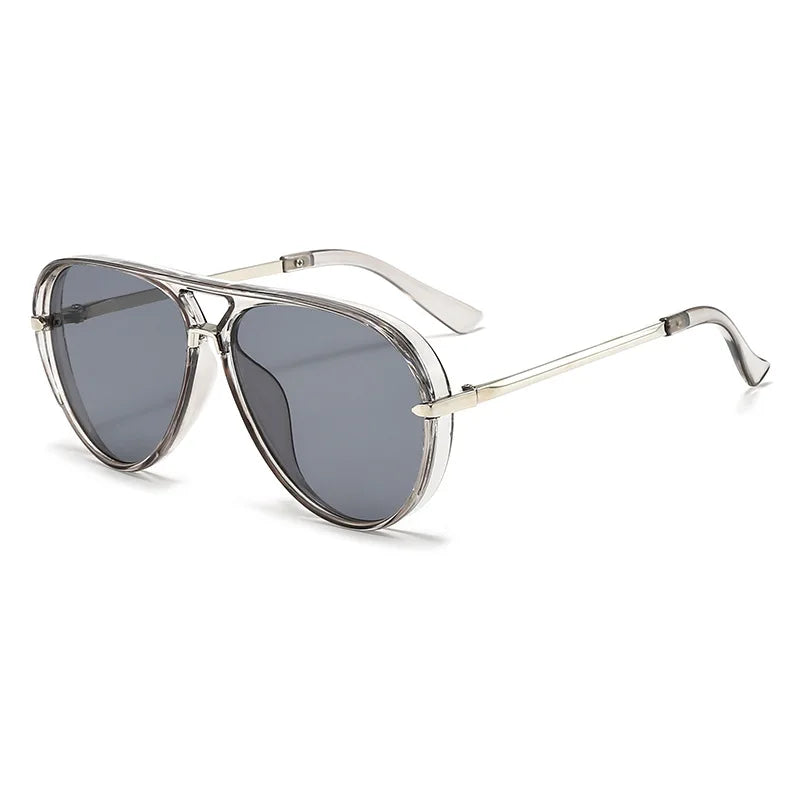 Große Outdoor-Sonnenbrille – Modische UV-beständige Sonnenbrille mit Großem Rahmen für Angeln & Freizeit
