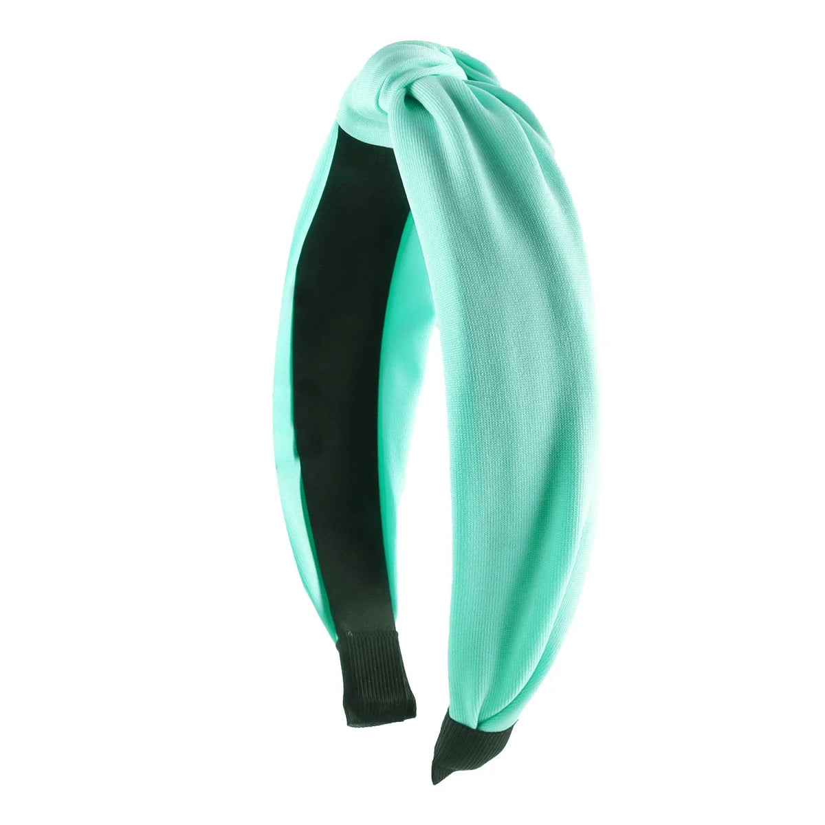 Modischer Cross-Knot Haarreif für Damen – Einfarbiges Haarband in Schwarz Rosa Grau Gelb für Freizeit & Alltagsstyling