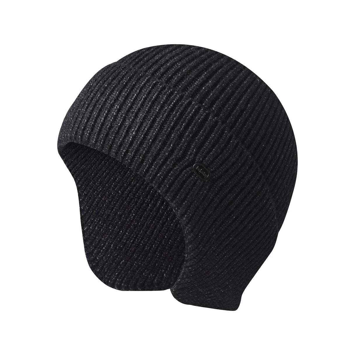 Unisex Winter-Strickmütze – Warme Beanie mit Kunstfell & Ohrenschutz für Damen & Herren