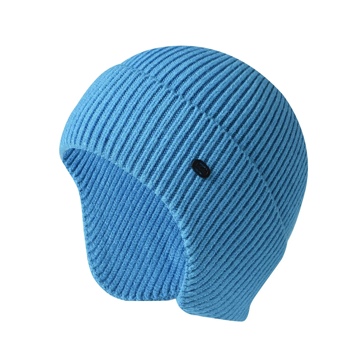 Unisex Winter-Strickmütze – Warme Beanie mit Kunstfell & Ohrenschutz für Damen & Herren