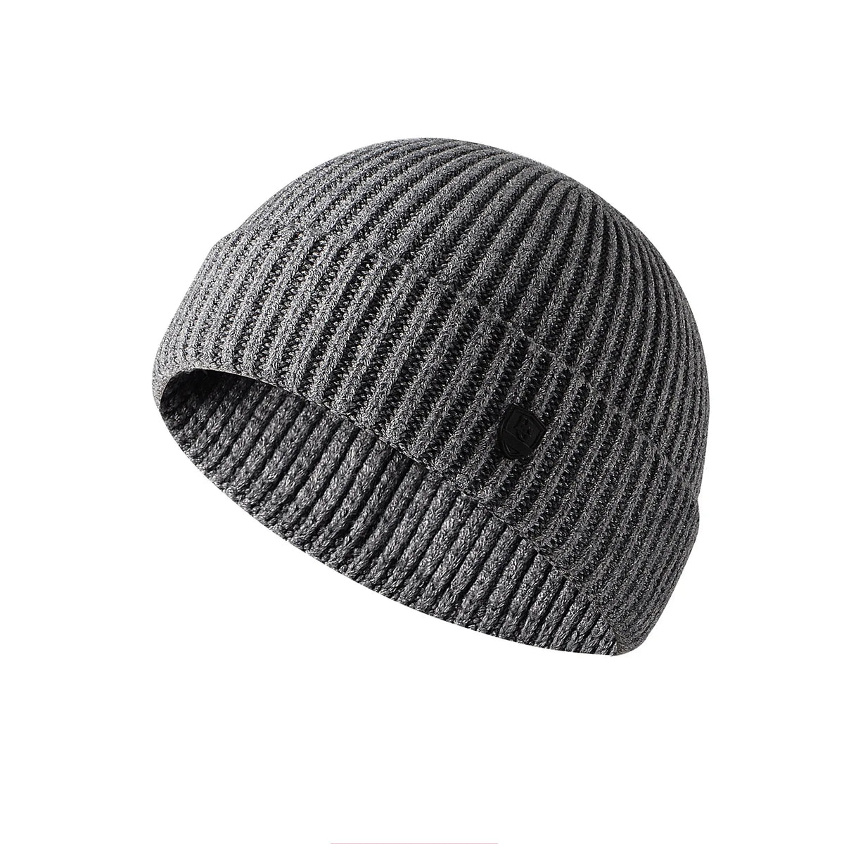 Unisex Winter-Strickmütze – Warme Beanie mit Kunstfell & Ohrenschutz für Damen & Herren