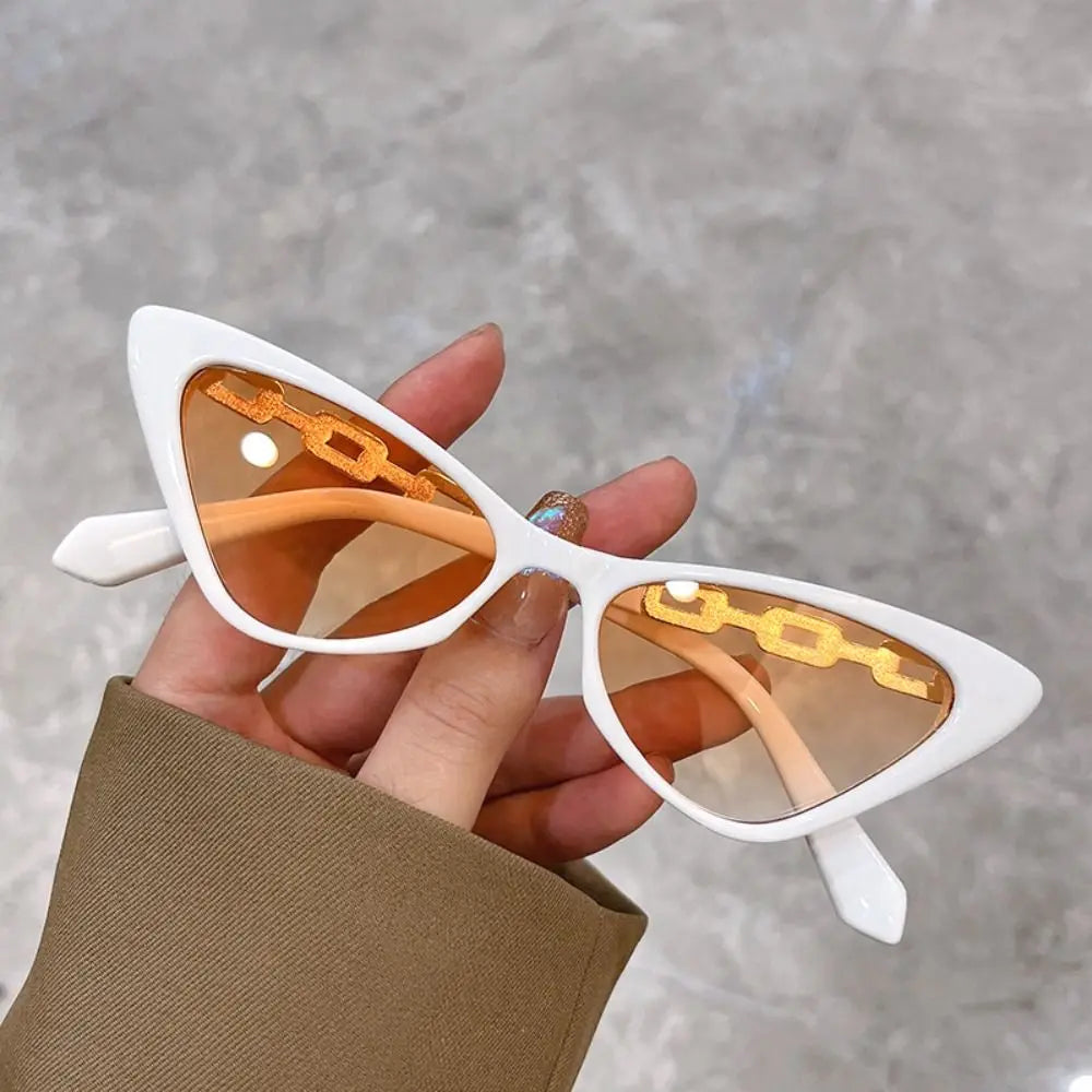 Retro Cat-Eye-Sonnenbrille – Kleine Dreieckige Vintage-Sonnenbrille im Punk-Stil für Damen & Herren