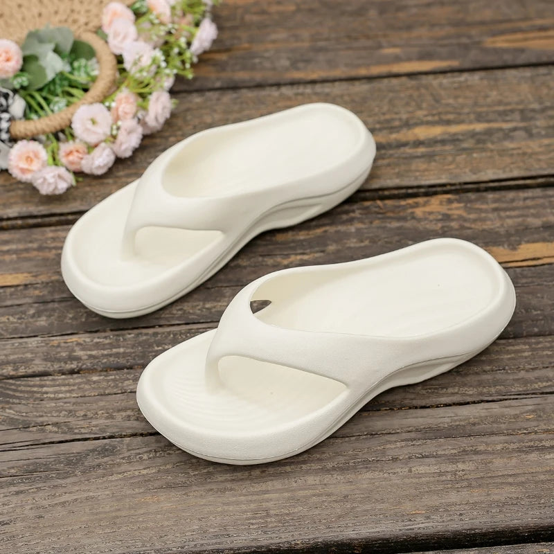 Sommer Dicke Sohle Strand Flip Flop Hausschuhe Rutschfeste Casual Slides