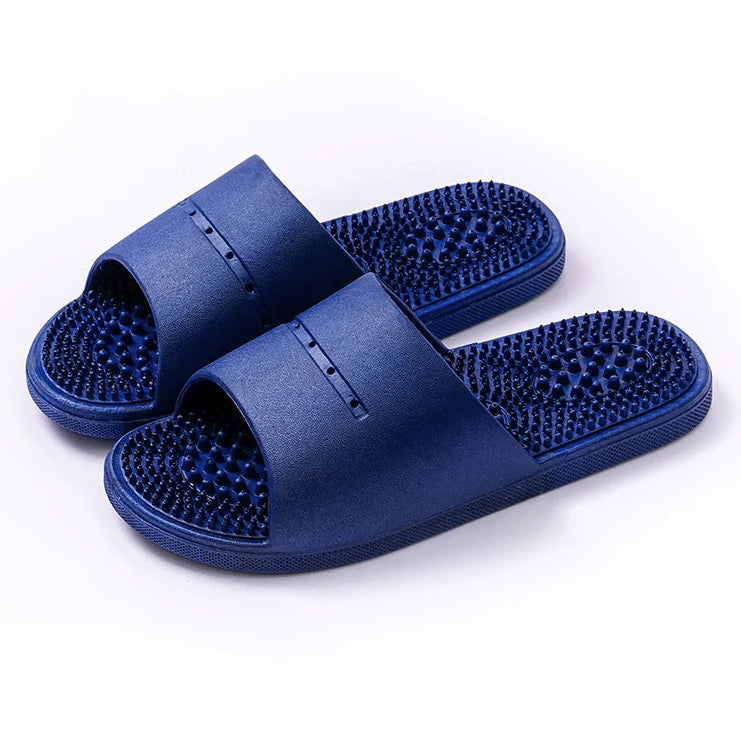 Sommer PVC Massage Hausschuhe Weiche Rutschfeste Indoor Badezimmer Sandalen