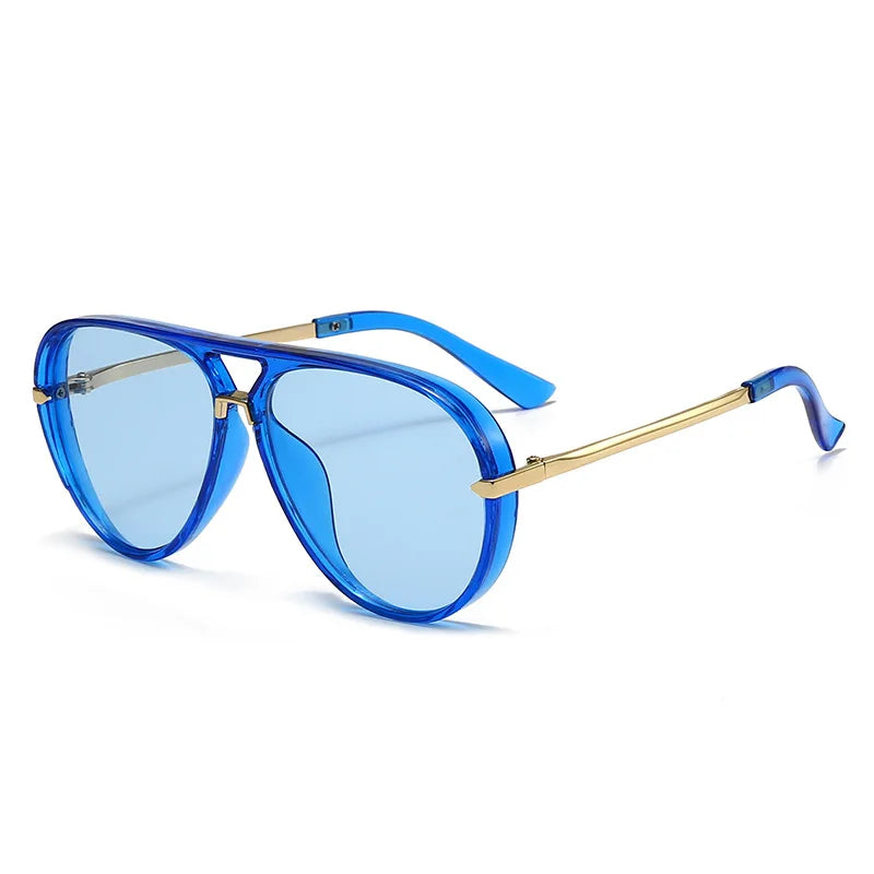 Große Outdoor-Sonnenbrille – Modische UV-beständige Sonnenbrille mit Großem Rahmen für Angeln & Freizeit