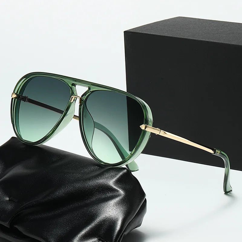 Große Outdoor-Sonnenbrille – Modische UV-beständige Sonnenbrille mit Großem Rahmen für Angeln & Freizeit