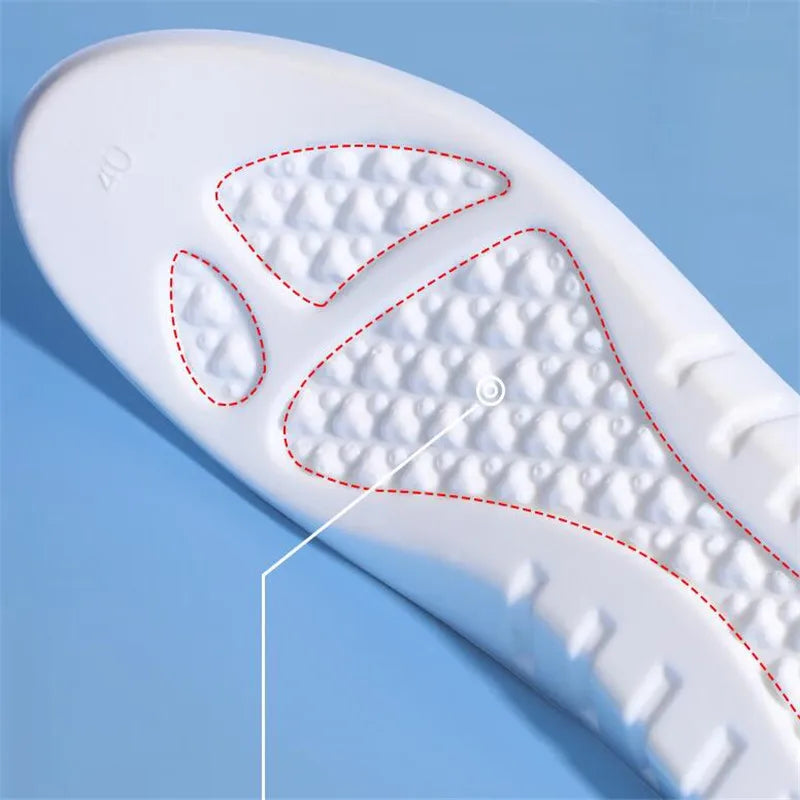Memory Foam Sporteinlegesohlen – Weiche Schuheinlagen mit Fußgewölbeunterstützung für Herren und Damen