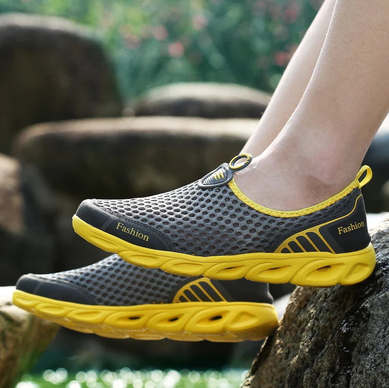 Barfußschuhe Herren – Leichte Freizeitschuhe mit Mesh-Obermaterial