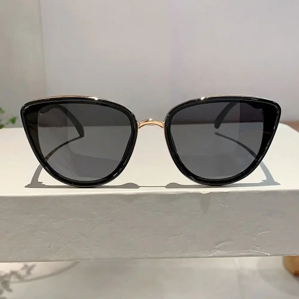Retro Vintage Cat-Eye-Sonnenbrille – UV400-Sonnenbrille mit Farbverlaufsgläsern & Beschichtung für Damen & Herren