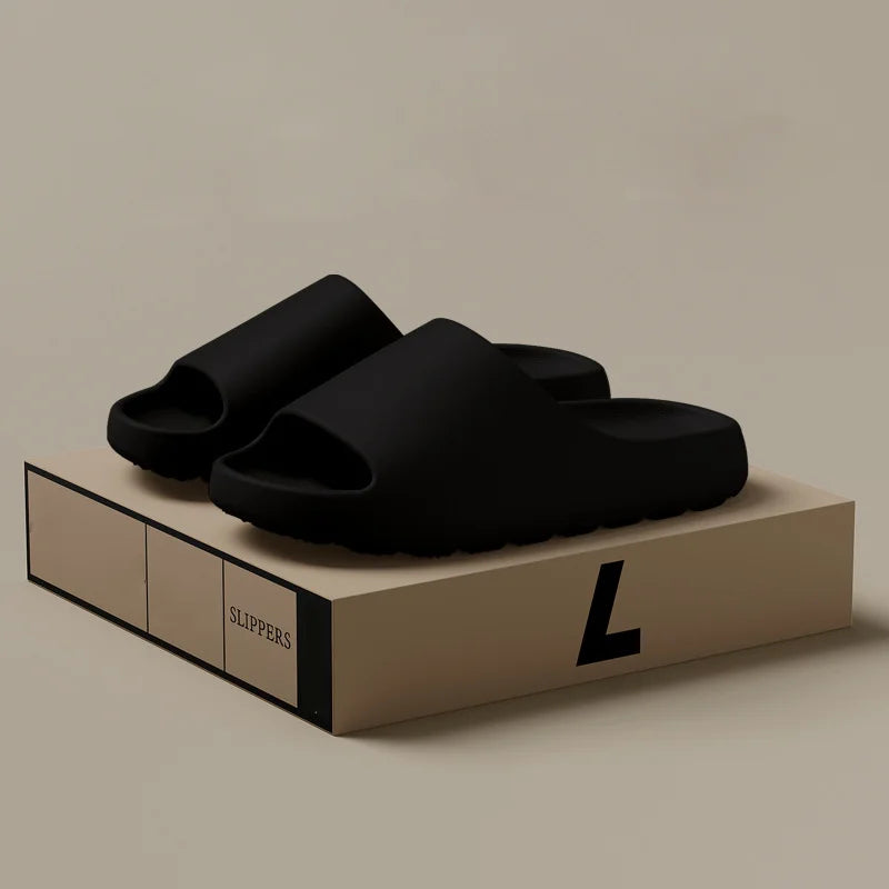 Lässige Slipper mit Innovativem Design für Damen & Herren – Leichte EVA Weiche Hausschuhe Hochwertige Exklusive Marken Slides