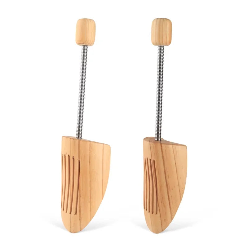 Verstellbare Holz Schuhspanner – Universelle Schuhformer für Damen und Herren