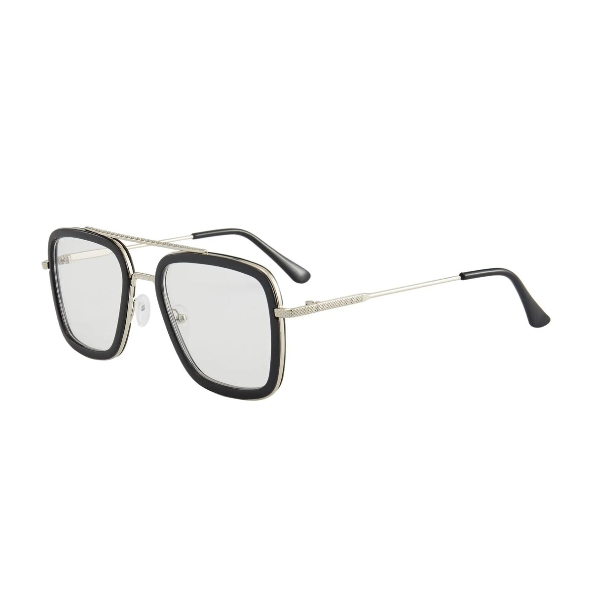 Quadratische Metallrahmen-Sonnenbrille – Modische Unisex-Sonnenbrille im Designer-Stil mit UV400-Schutz