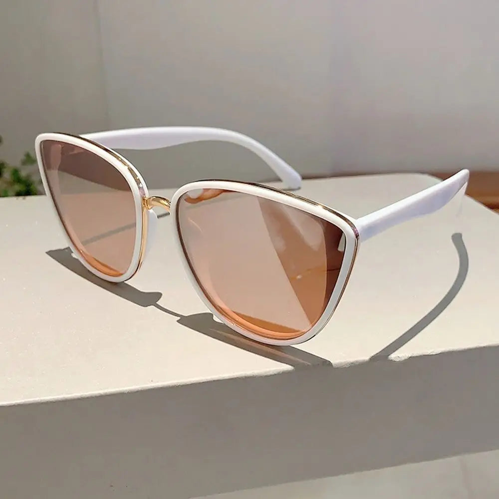 Retro Vintage Cat-Eye-Sonnenbrille – UV400-Sonnenbrille mit Farbverlaufsgläsern & Beschichtung für Damen & Herren