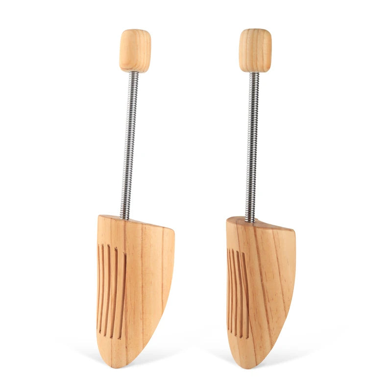 Verstellbare Holz Schuhspanner – Universelle Schuhformer für Damen und Herren