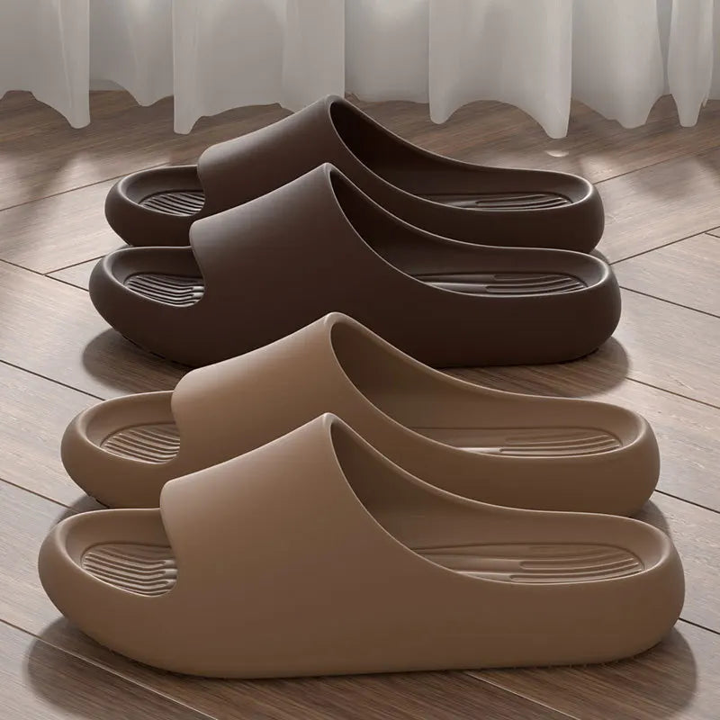 Sommer Slipper für Damen & Herren – Leichte EVA Slides Offene Zehen Schnell Trocknende Hausschuhe Strand Sandalen