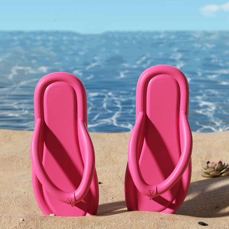 Leichte EVA Flip Flop Slides Weiche Sohle Rutschfeste Strand Hausschuhe