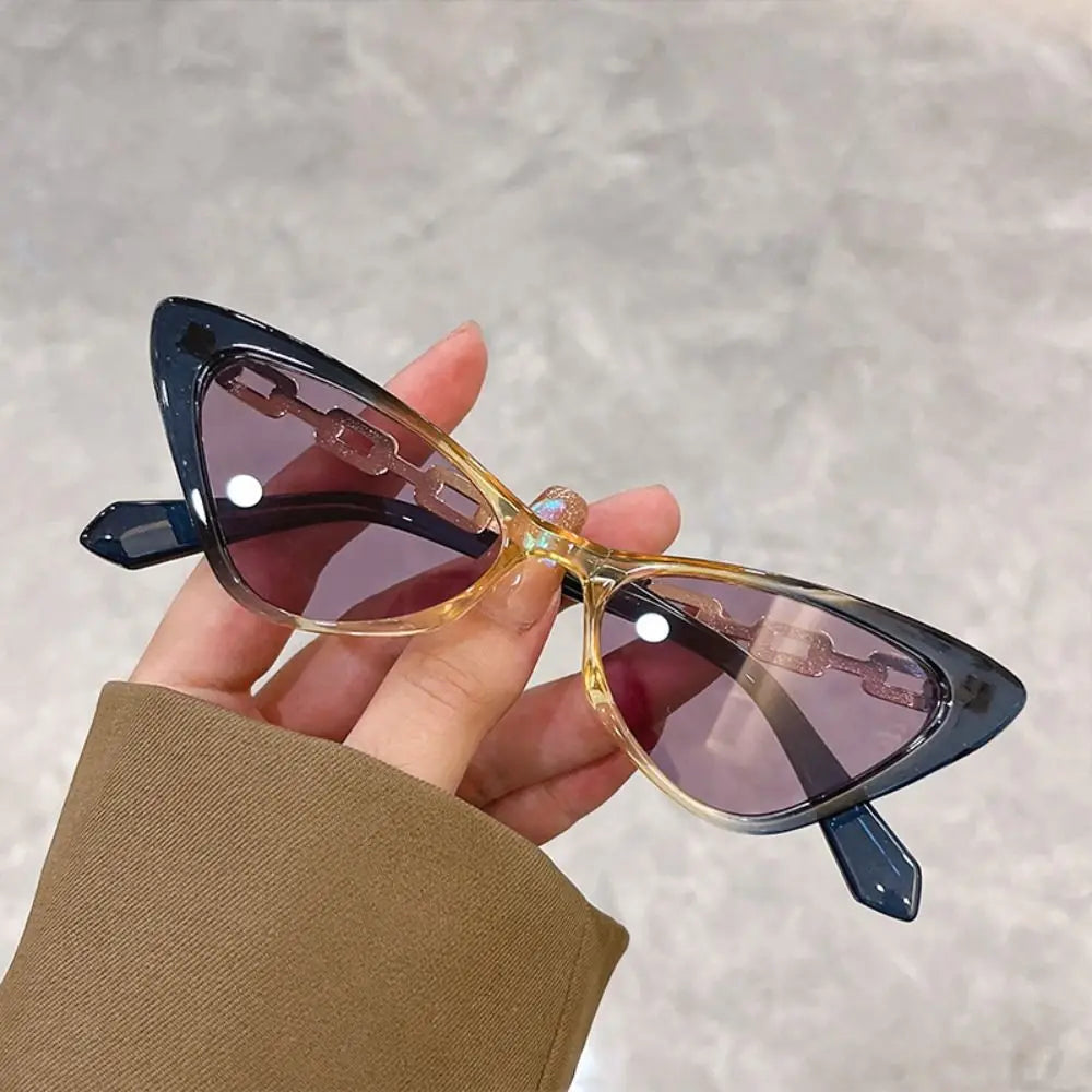 Retro Cat-Eye-Sonnenbrille – Kleine Dreieckige Vintage-Sonnenbrille im Punk-Stil für Damen & Herren