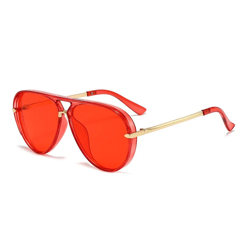 Große Outdoor-Sonnenbrille – Modische UV-beständige Sonnenbrille mit Großem Rahmen für Angeln & Freizeit