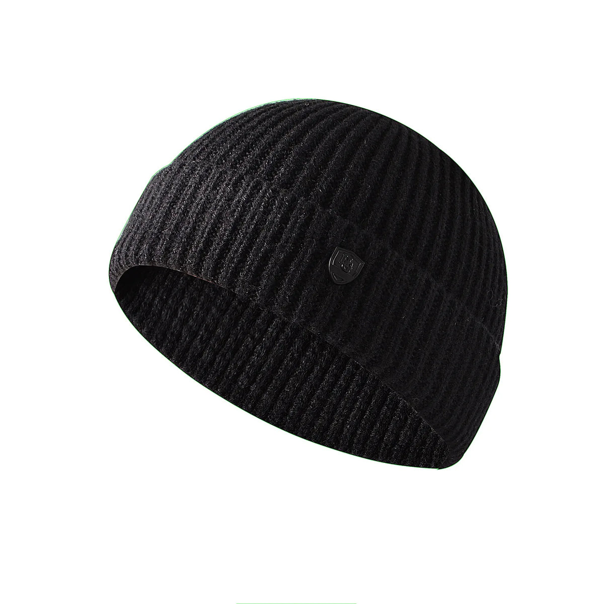 Unisex Winter-Strickmütze – Warme Beanie mit Kunstfell & Ohrenschutz für Damen & Herren
