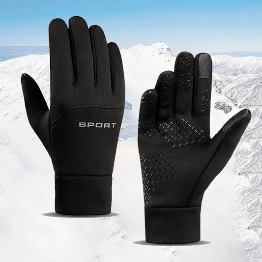 Unisex Warme Winter-Touchscreen-Handschuhe – Winddichte Kältebeständige Outdoor-Handschuhe für Radfahren, Laufen & Wandern