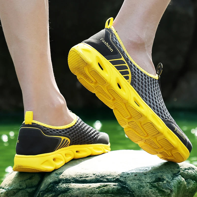 Barfußschuhe Herren – Leichte Freizeitschuhe mit Mesh-Obermaterial