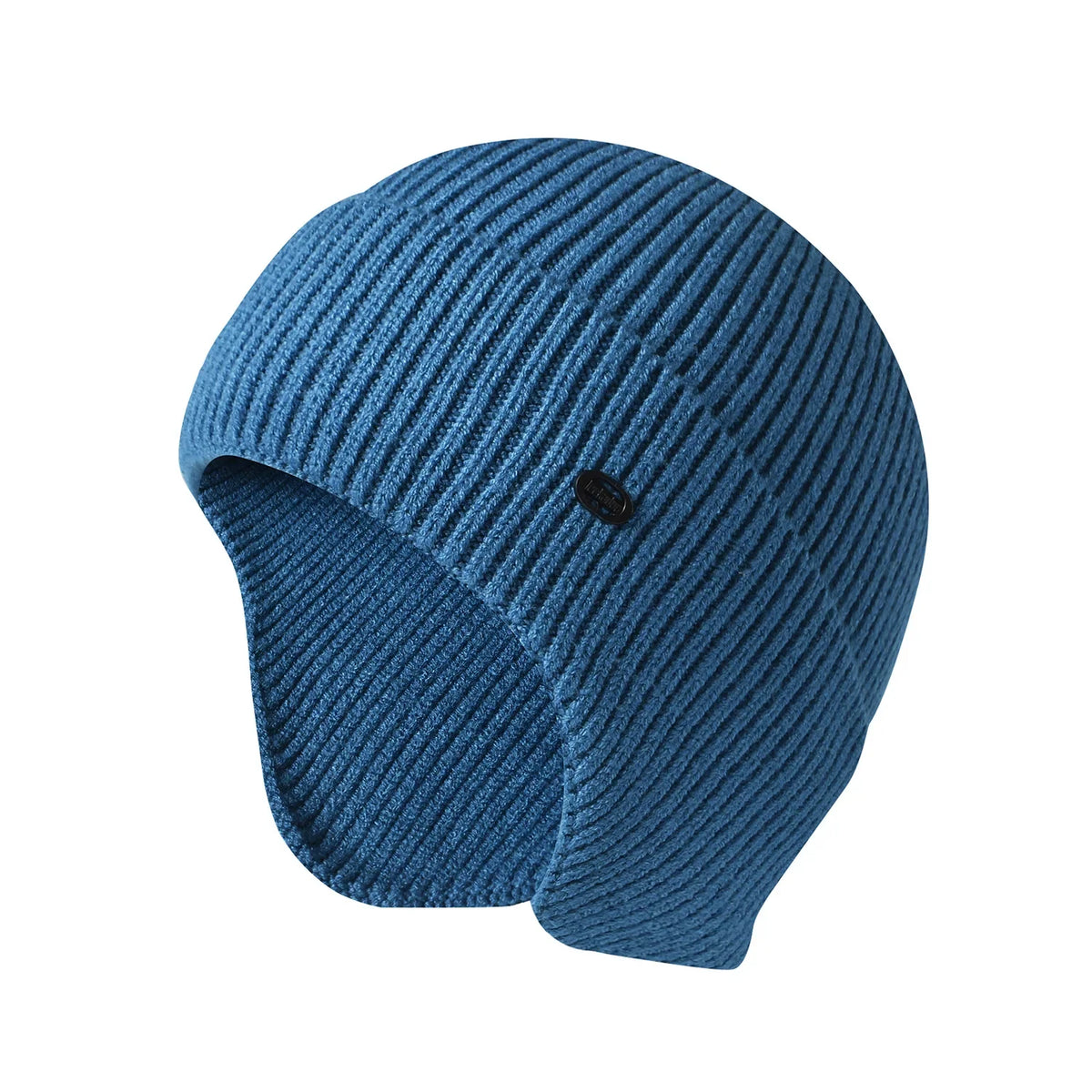 Unisex Winter-Strickmütze – Warme Beanie mit Kunstfell & Ohrenschutz für Damen & Herren