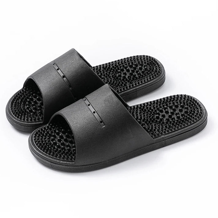 Sommer PVC Massage Hausschuhe Weiche Rutschfeste Indoor Badezimmer Sandalen