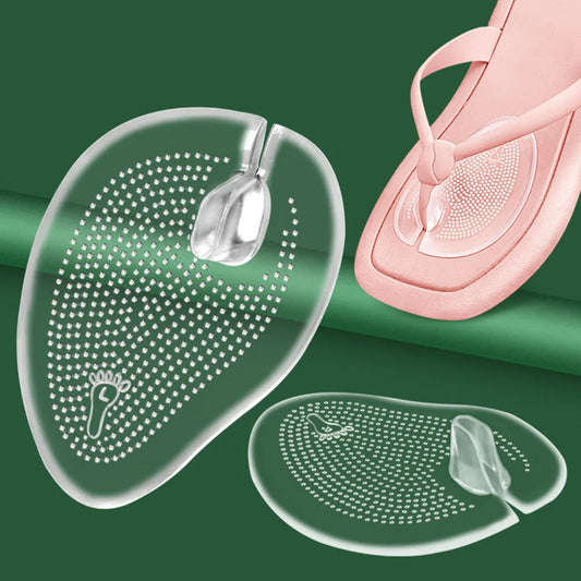 Silikon Vorfußpolster – Rutschfeste Gel-Kissen für Hausschuhe und Sandalen
