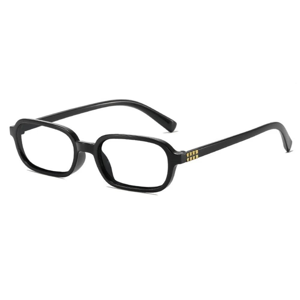 Retro Rechteckige Sonnenbrille – Kleine Unisex-Sonnenbrille mit UV400-Schutz für Damen & Herren