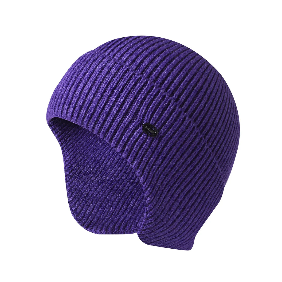 Unisex Winter-Strickmütze – Warme Beanie mit Kunstfell & Ohrenschutz für Damen & Herren