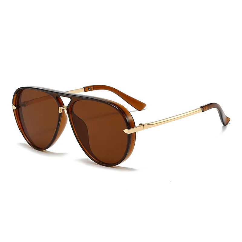 Große Outdoor-Sonnenbrille – Modische UV-beständige Sonnenbrille mit Großem Rahmen für Angeln & Freizeit