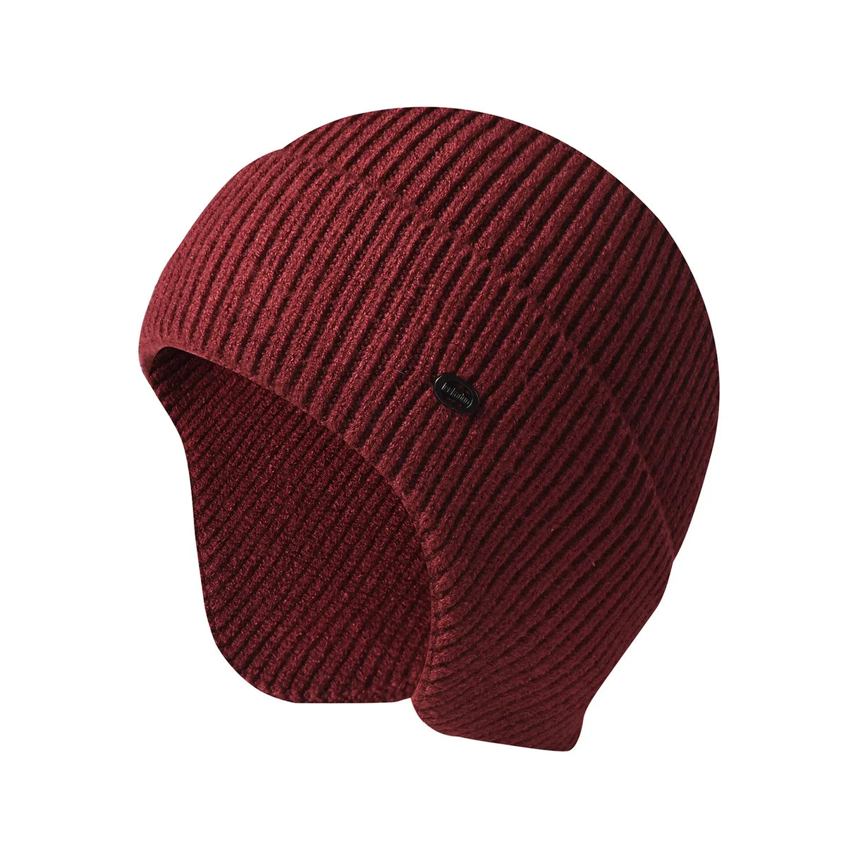 Unisex Winter-Strickmütze – Warme Beanie mit Kunstfell & Ohrenschutz für Damen & Herren
