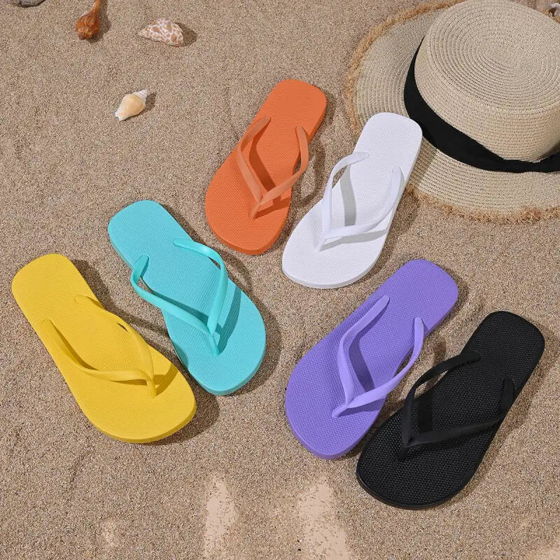 Sommer Candy Color Flip Flop Sandalen Weiche Sohle Rutschfeste EVA Strand Hausschuhe