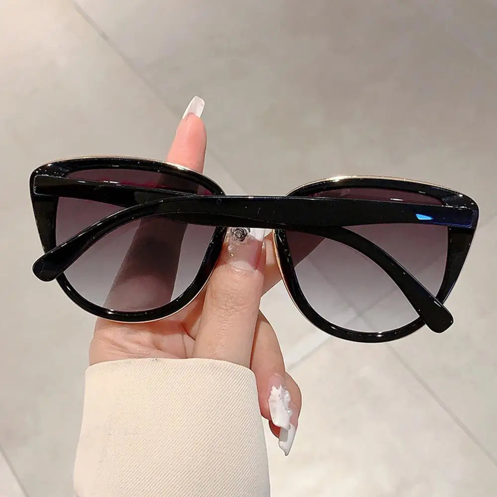 Retro Vintage Cat-Eye-Sonnenbrille – UV400-Sonnenbrille mit Farbverlaufsgläsern & Beschichtung für Damen & Herren