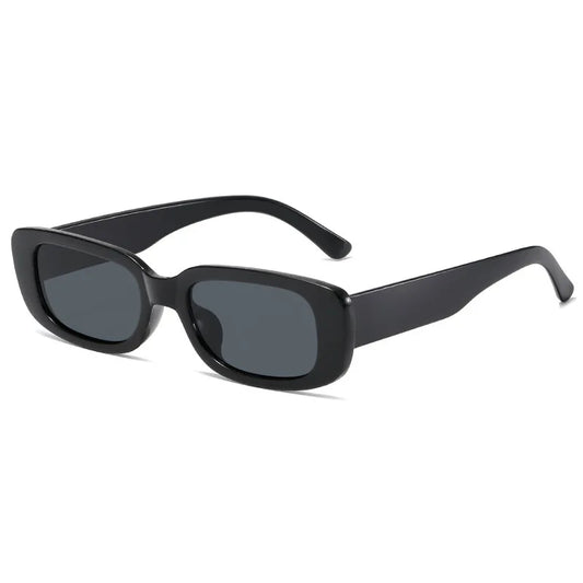 Retro Rechteckige Sonnenbrille für Damen – 90er-Jahre Vintage-Sonnenbrille mit Schmalem Rahmen & UV400-Schutz