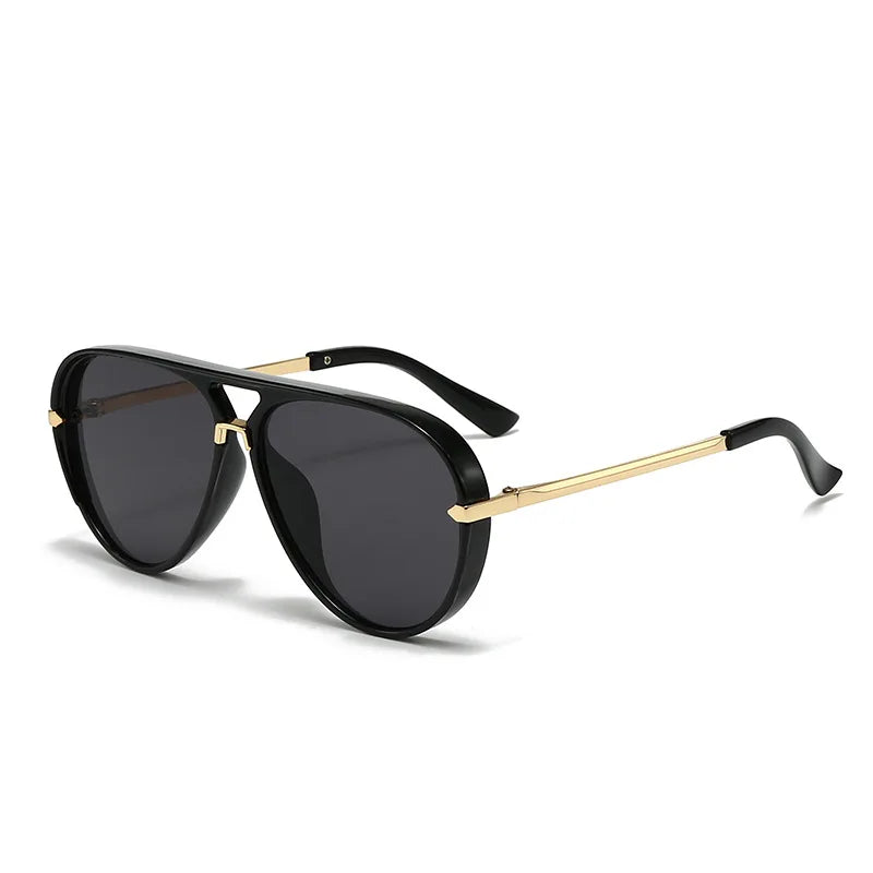Große Outdoor-Sonnenbrille – Modische UV-beständige Sonnenbrille mit Großem Rahmen für Angeln & Freizeit