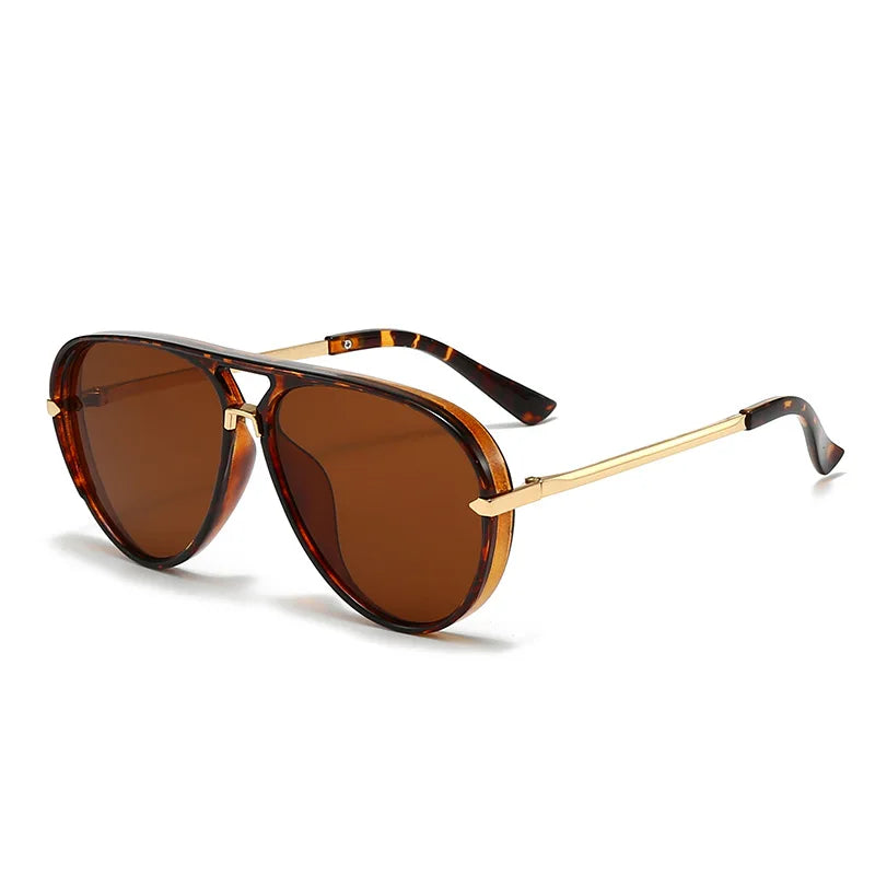Große Outdoor-Sonnenbrille – Modische UV-beständige Sonnenbrille mit Großem Rahmen für Angeln & Freizeit