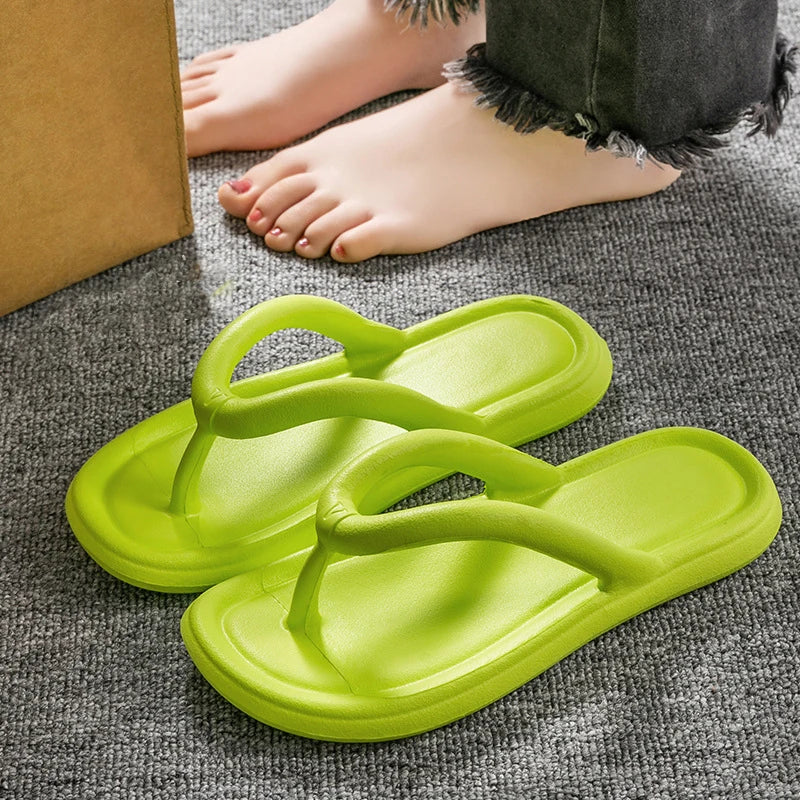 Leichte EVA Flip Flop Slides Weiche Sohle Rutschfeste Strand Hausschuhe