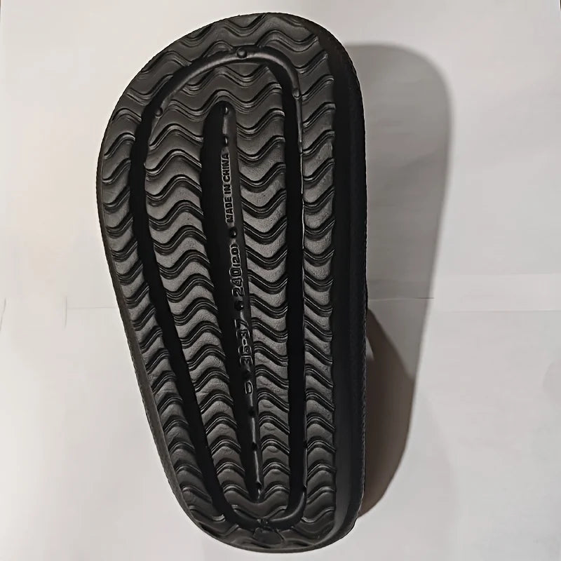 Dicksohlige Slipper für Damen & Herren – Rutschfeste Sommer EVA Sandalen für Bad, Dusche & Alltag