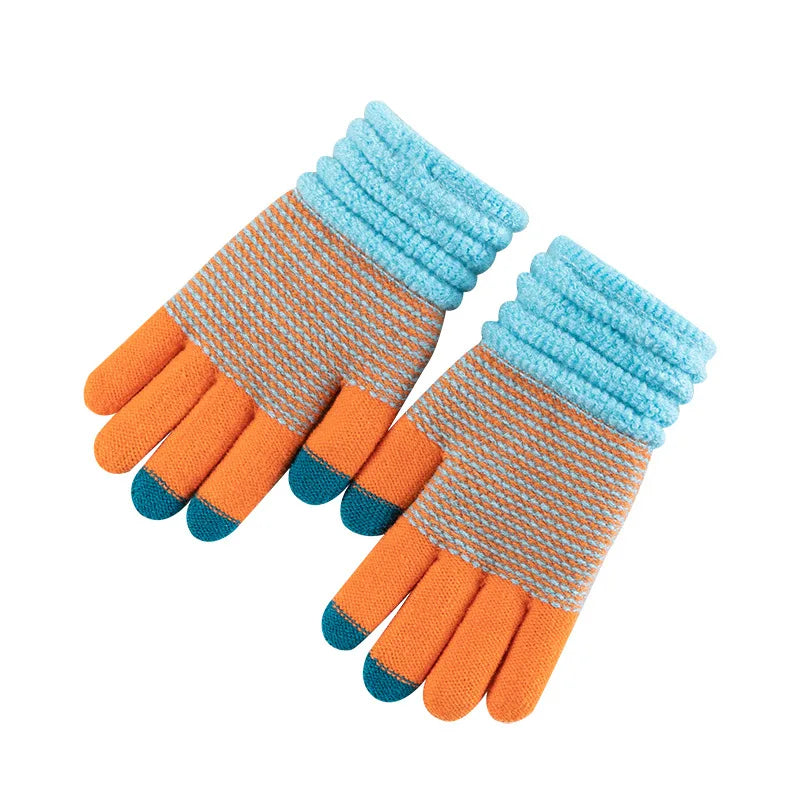 Damen Kaschmir-Strickhandschuhe – Warme Dicke Touchscreen-Winterhandschuhe für Herbst & Winter