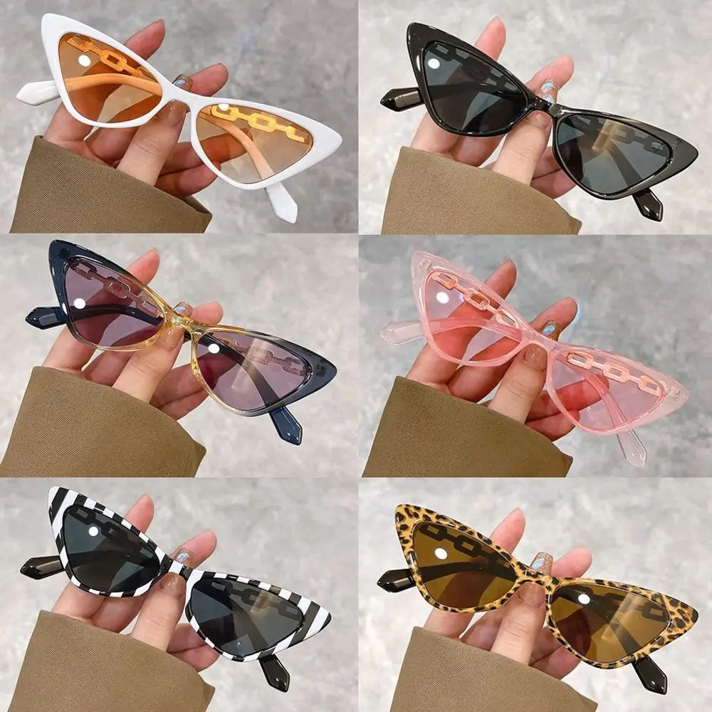 Retro Cat-Eye-Sonnenbrille – Kleine Dreieckige Vintage-Sonnenbrille im Punk-Stil für Damen & Herren