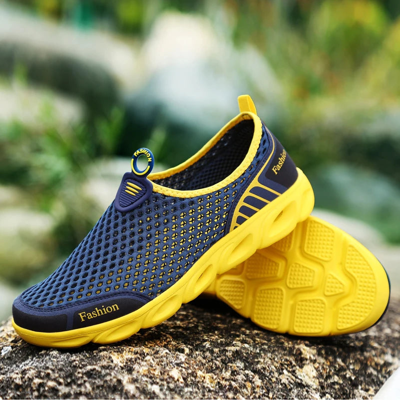 Barfußschuhe Herren – Leichte Freizeitschuhe mit Mesh-Obermaterial