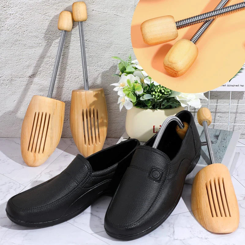 Verstellbare Holz Schuhspanner – Universelle Schuhformer für Damen und Herren