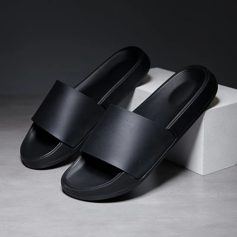 Sommer Rutschfeste Soft EVA Herren Slides Leichte Komfort Hausschuhe