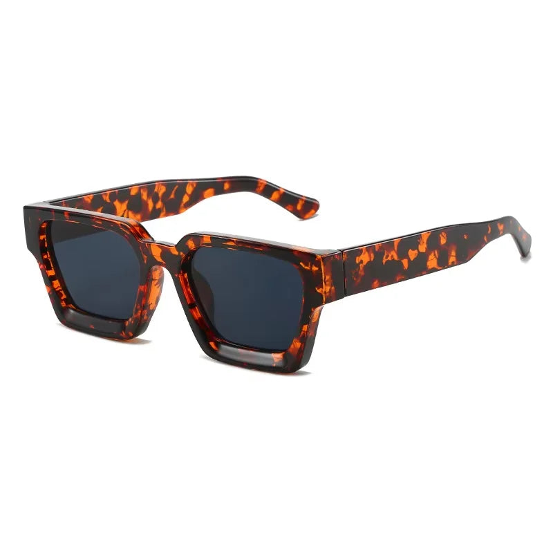 Kleine Quadratische Retro-Sonnenbrille – Grüne Vintage-Sonnenbrille im Designer-Stil mit UV400-Schutz für Damen & Herren