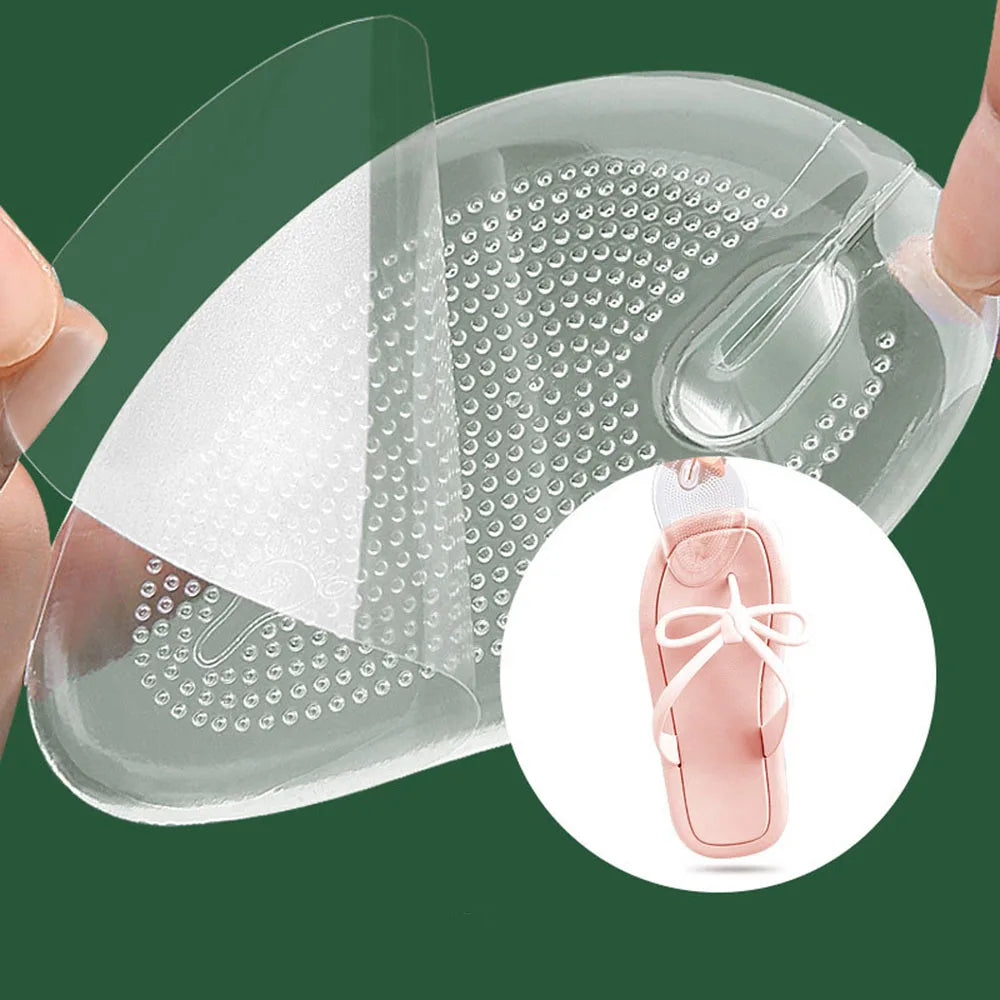 Silikon Vorfußpolster – Rutschfeste Gel-Kissen für Hausschuhe und Sandalen