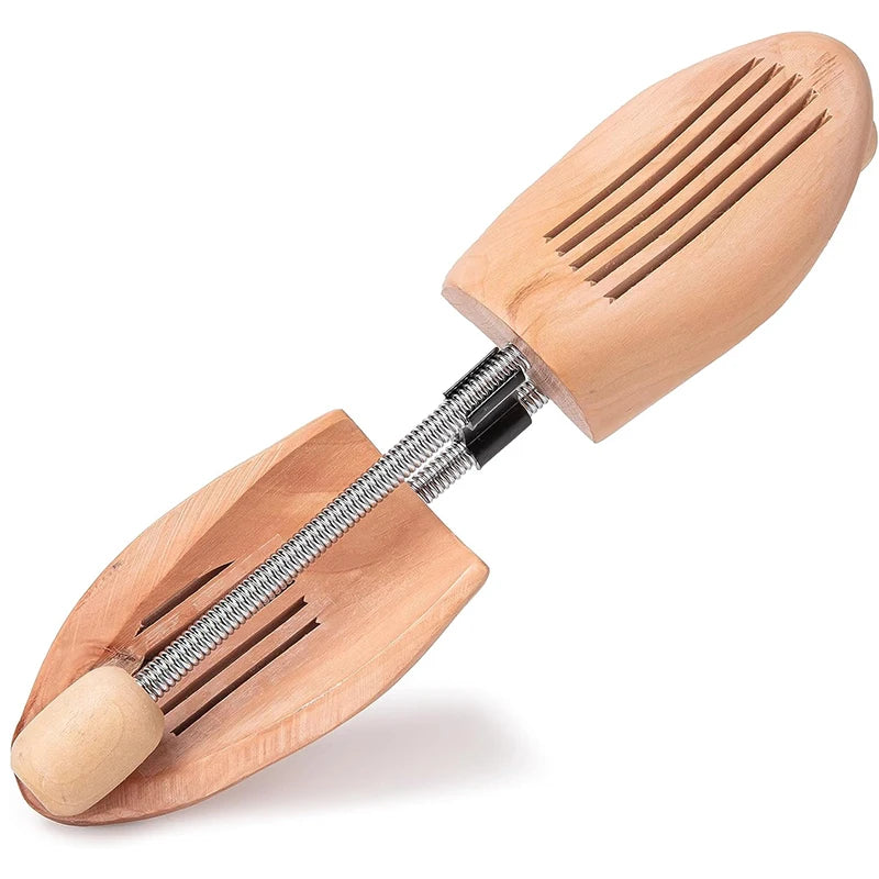 Verstellbare Holz Schuhspanner – Universelle Schuhformer für Damen und Herren