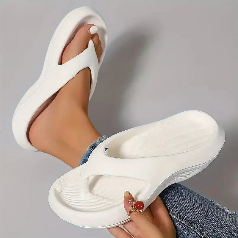 Sommer Dicke Sohle Strand Flip Flop Hausschuhe Rutschfeste Casual Slides